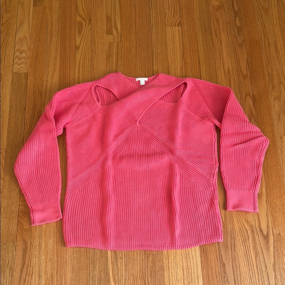 COS cut out sweater Pink